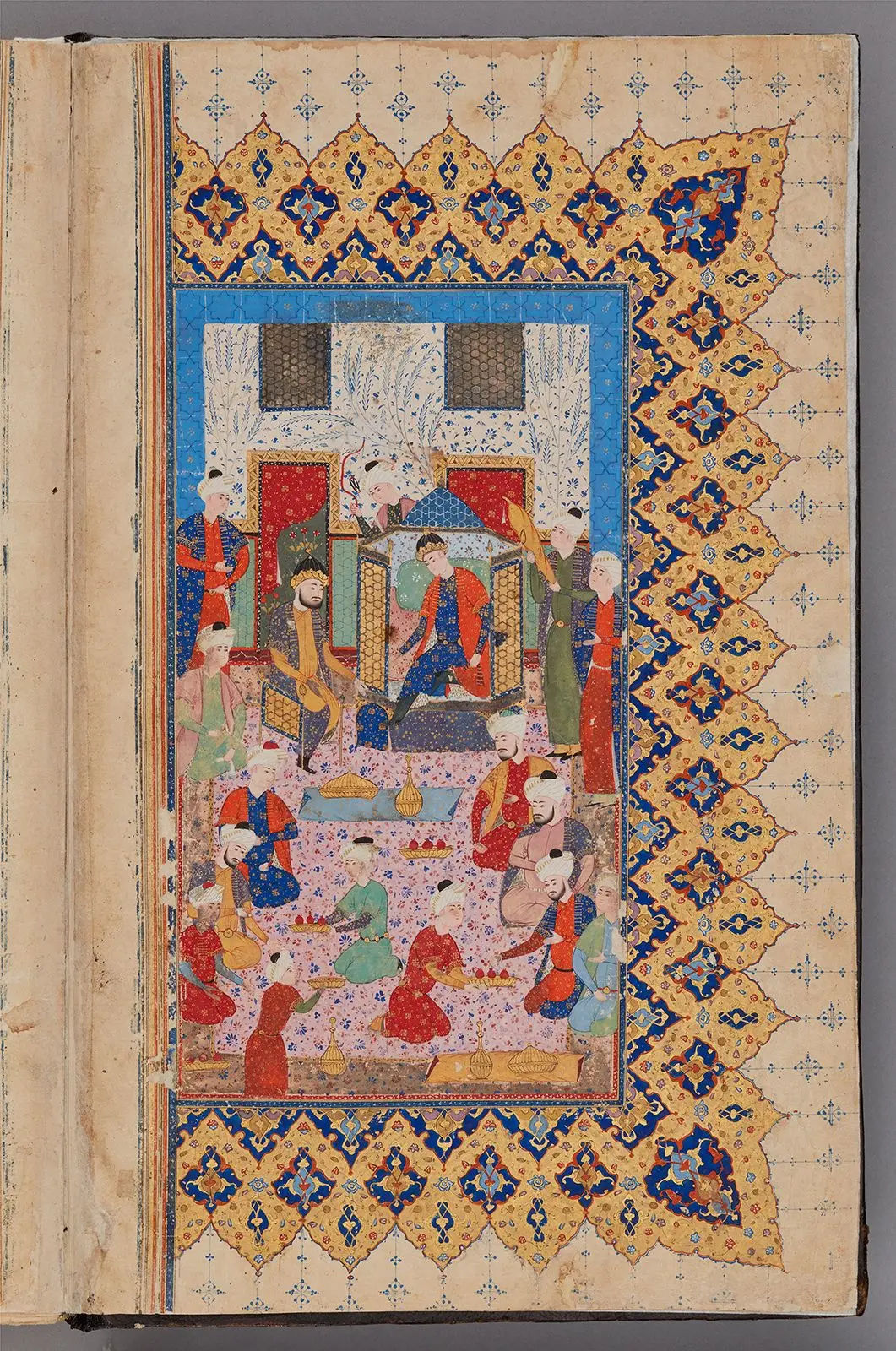 Frontispiece, from a manuscript of Nigaristan by Author: Ahmad