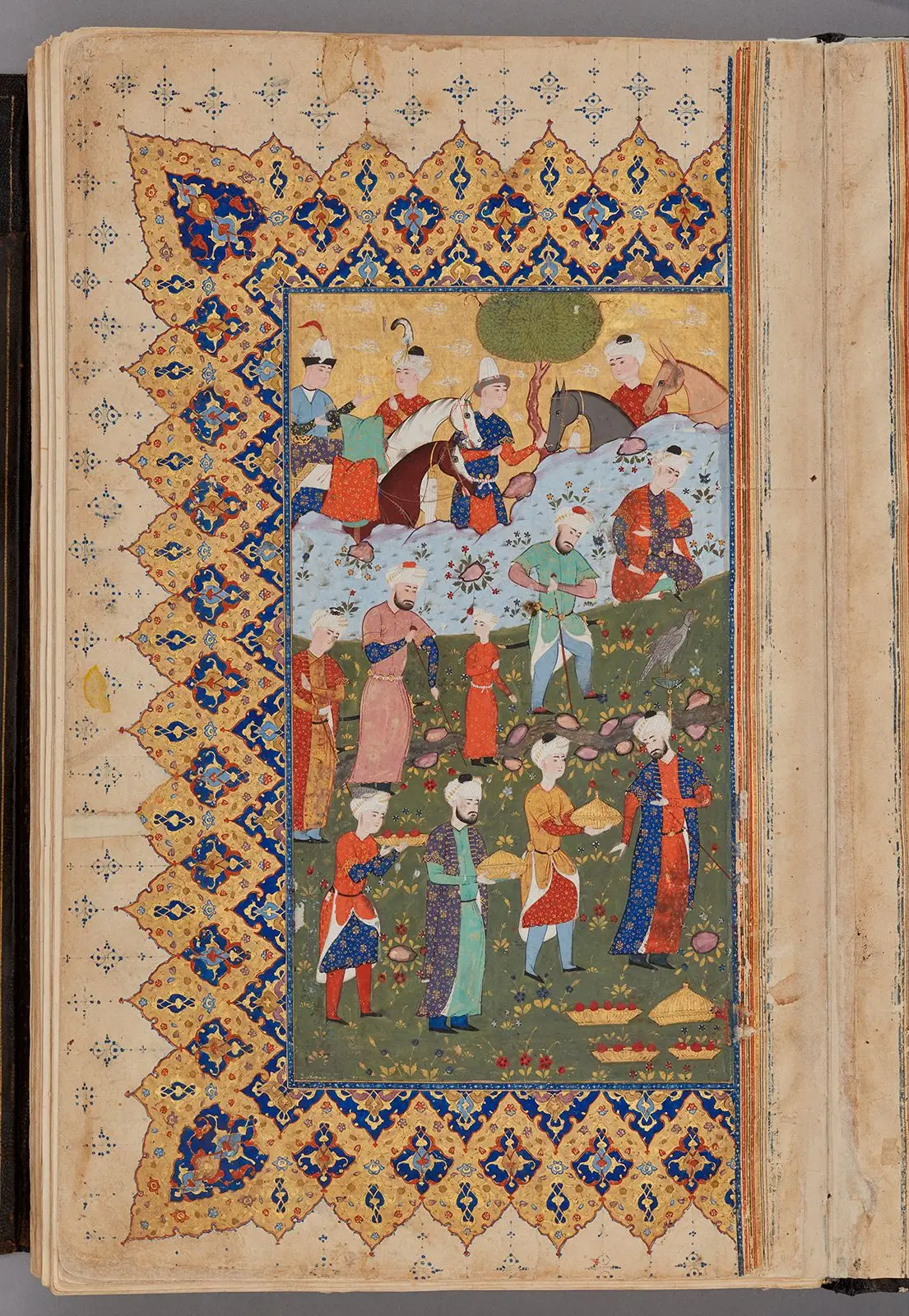 Frontispiece, from a manuscript of Nigaristan by Author: Ahmad