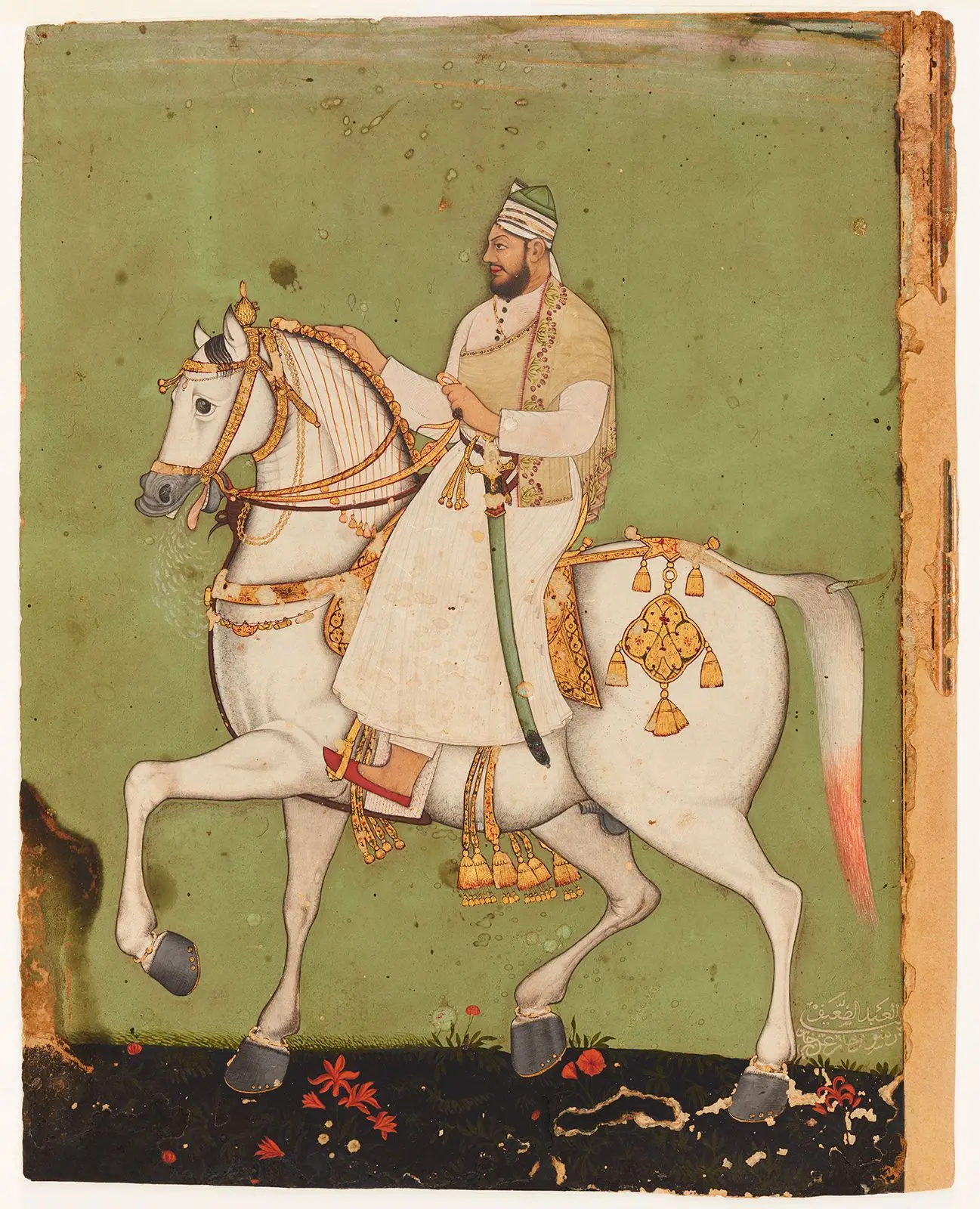 Portrait of Shah Raju II by Rasul Khan