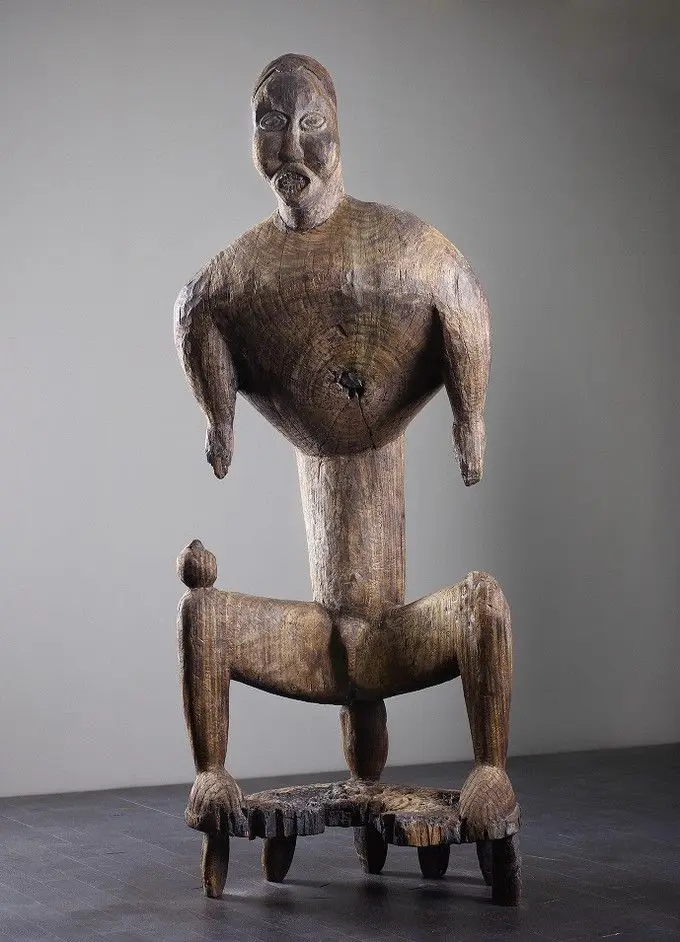 Male Figure (Commemorative Portrait of King Nguambo of the Kingdom of Bakassa) by Bamileke peoples