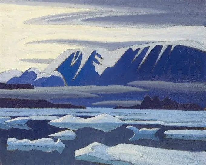 2 am Buchanan Bay, Ellesmere Island by Lawren S. Harris