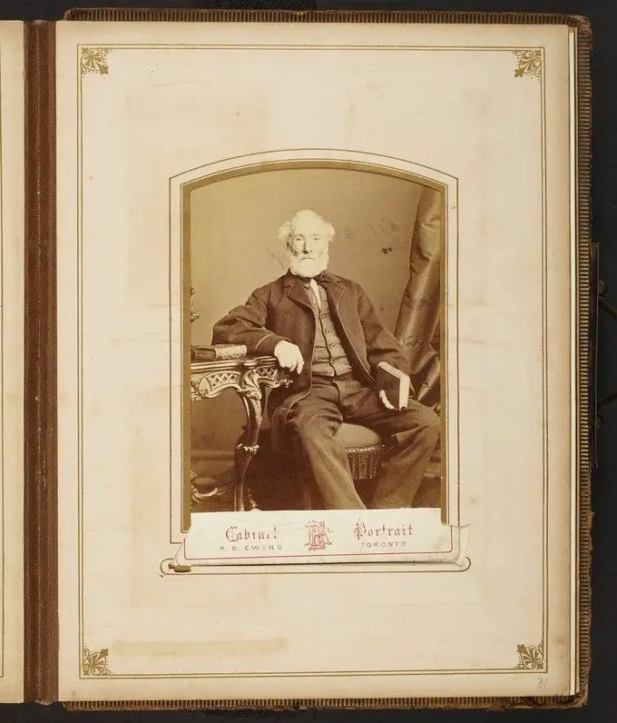Joseph Bywater (1720-1882) [grandfather of Theresa Bywater Peterkin] by R. D. Ewing