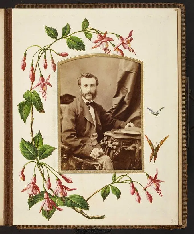 James Frederick Peterkin (1837-1920) [uncle of Theresa Bywater Peterkin] by Ewing & Co. Studio