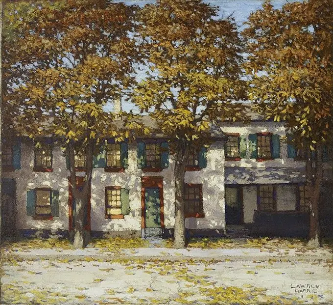 Houses, Richmond Street by Lawren S. Harris