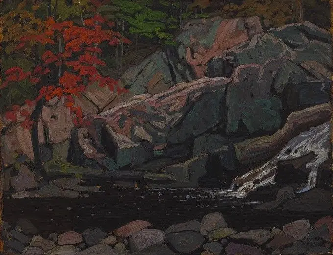 Algoma Stream by Lawren S. Harris