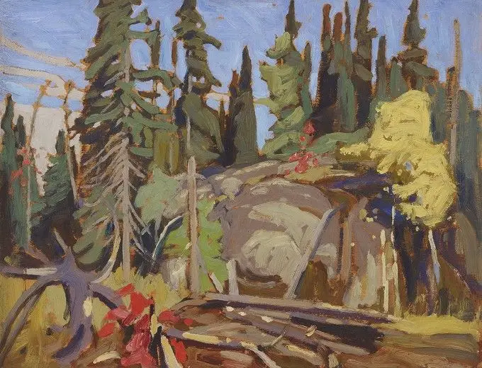 Algoma Sketch, Autumn by Lawren S. Harris