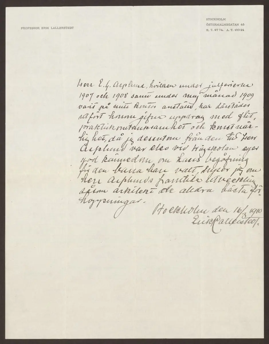 Handling, 1910 by Asplund, Gunnar