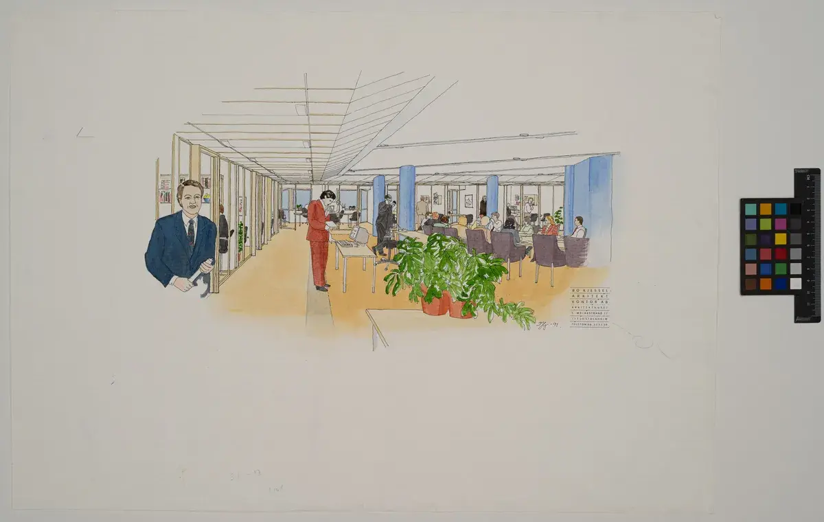 Kontor, interiör Söderhallarna by Kjessel, Bo