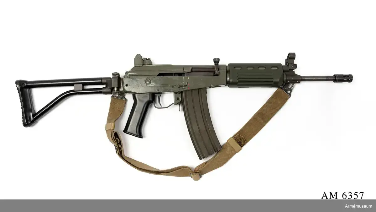 5,56 mm automatkarbin fm/FFV 890 C by Försvarets Fabriksverk Alternative names FFV