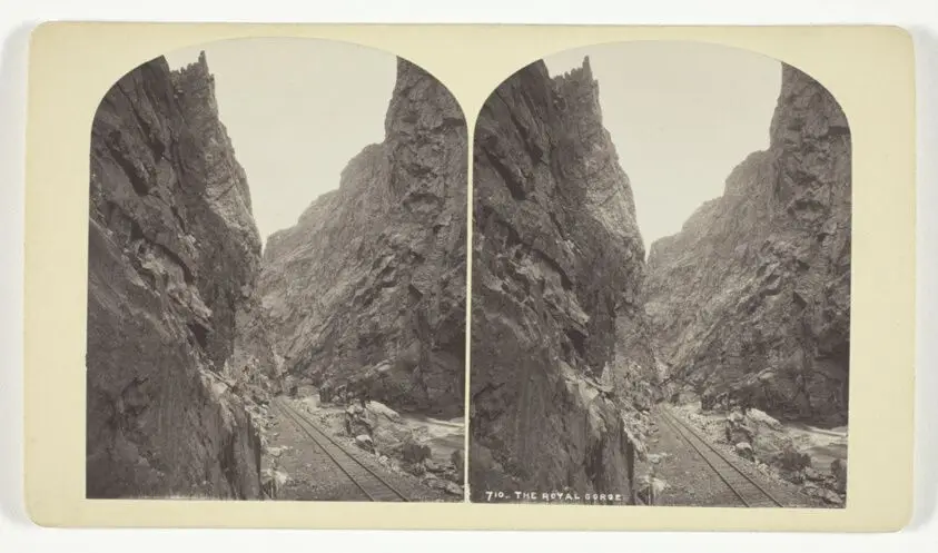 The Royal Gorge by William Henry Jackson