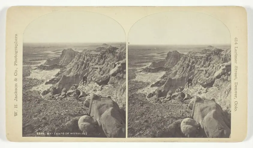 Badlands of Wyoming by William Henry Jackson