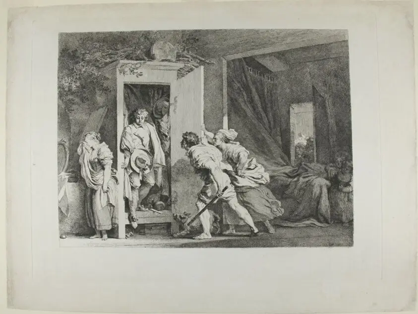 The Armoire by Jean-Honoré Fragonard
