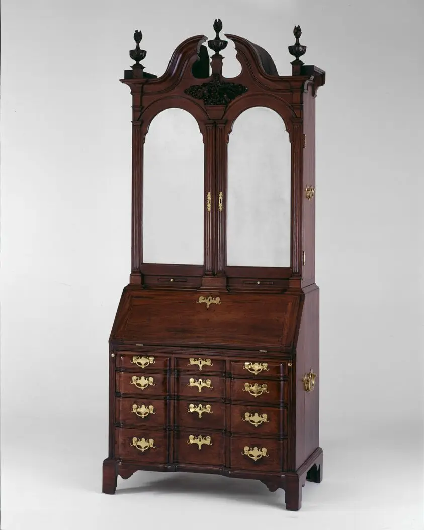 Desk and Bookcase by Artist unknown (American, 18th century)