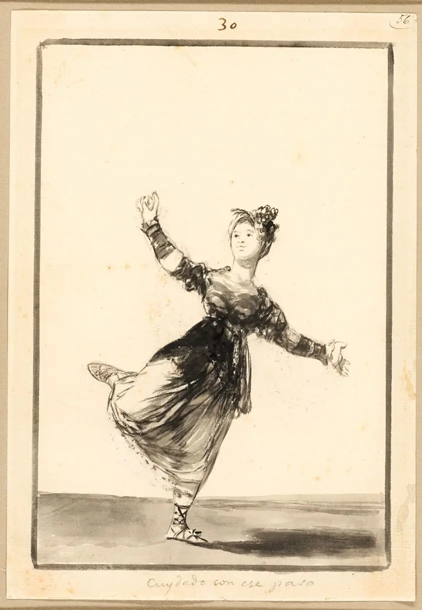 Be Careful with that Step! by Francisco José de Goya y Lucientes