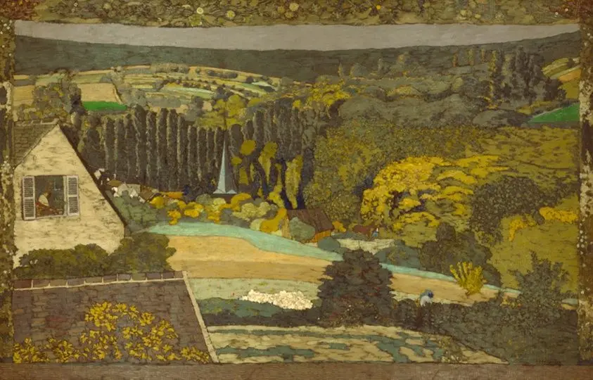 Landscape: Window Overlooking the Woods by Édouard Vuillard