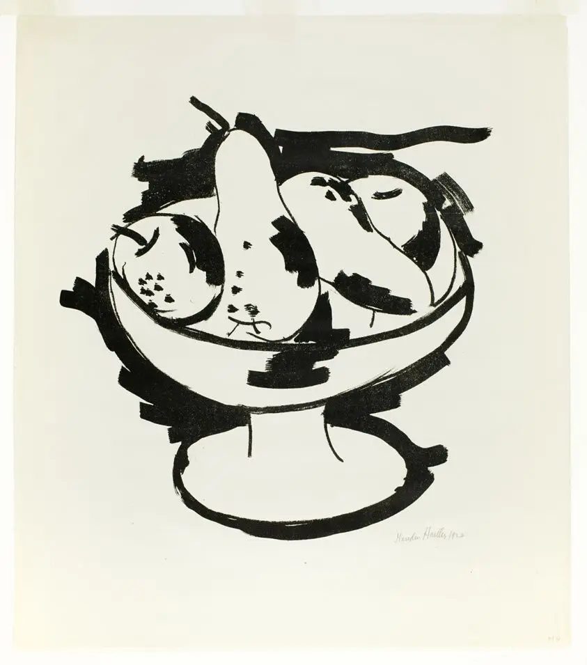 Bowl of Fruit by Marsden Hartley