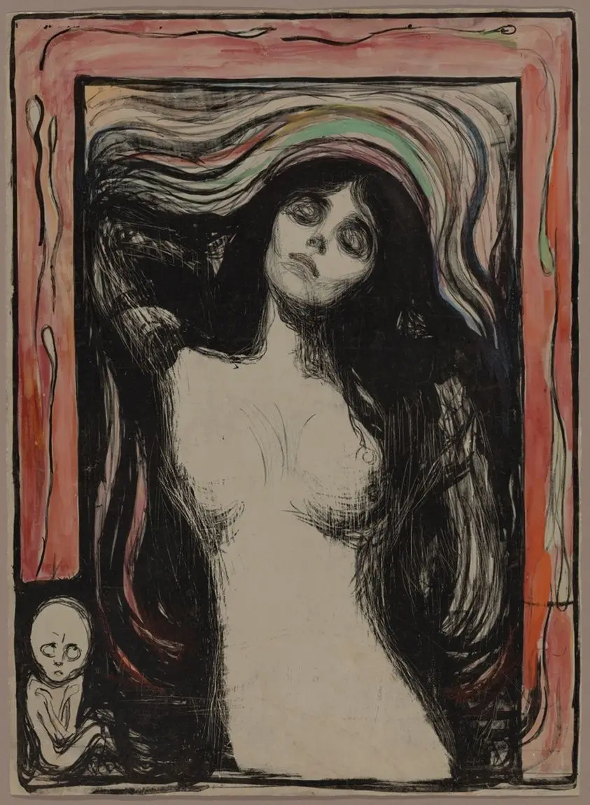 Madonna by Edvard Munch