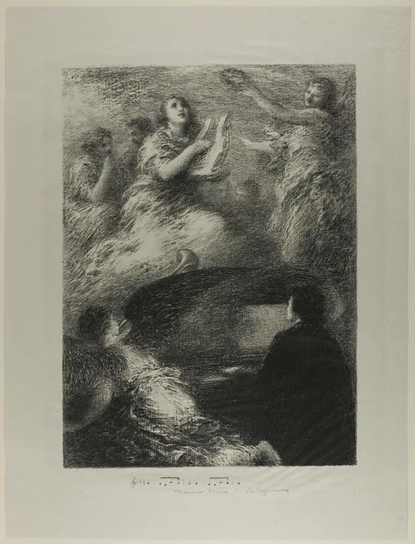 Robert Schumann's Last Composition by Henri Fantin-Latour