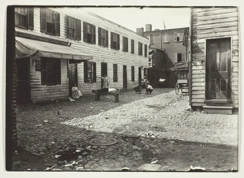 Negro Alley Housing Whites, Washington, D.C. by Lewis Wickes Hine