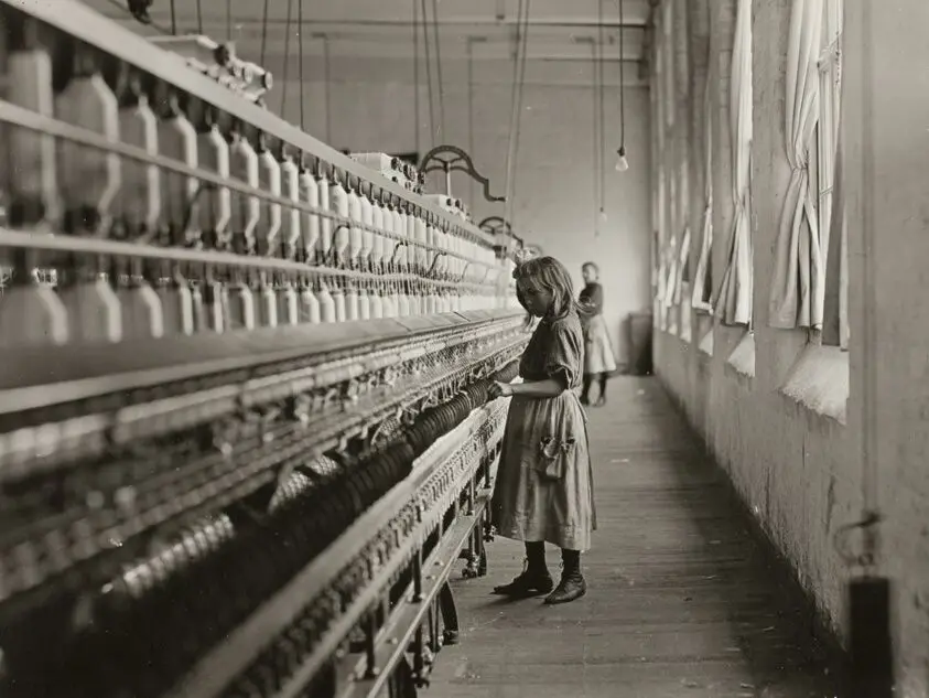 Sadie Pfeifer, a Cotton Mill Spinner, Lancaster, South Carolina by Lewis Wickes Hine