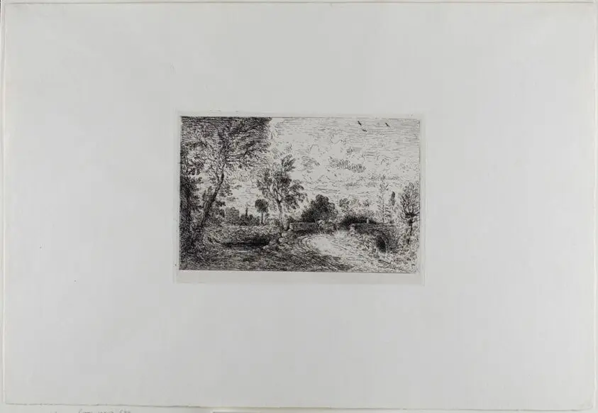 An Old Bridge at Salisbury by John Constable