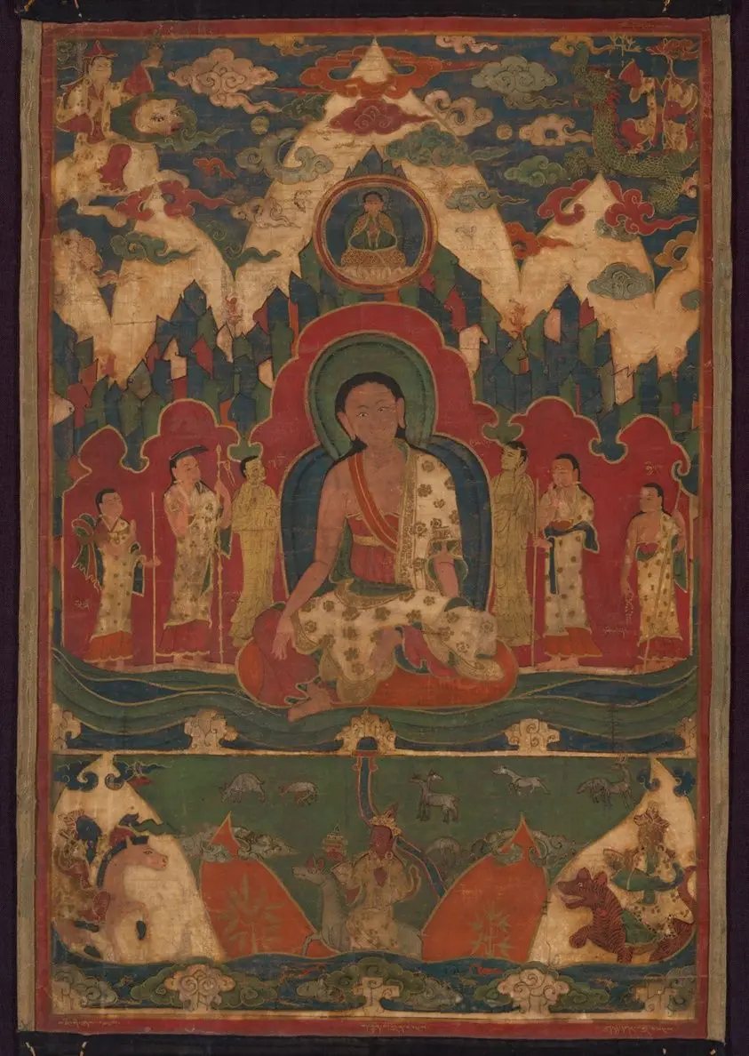 Milarepa on Mount Kailash by Tibet