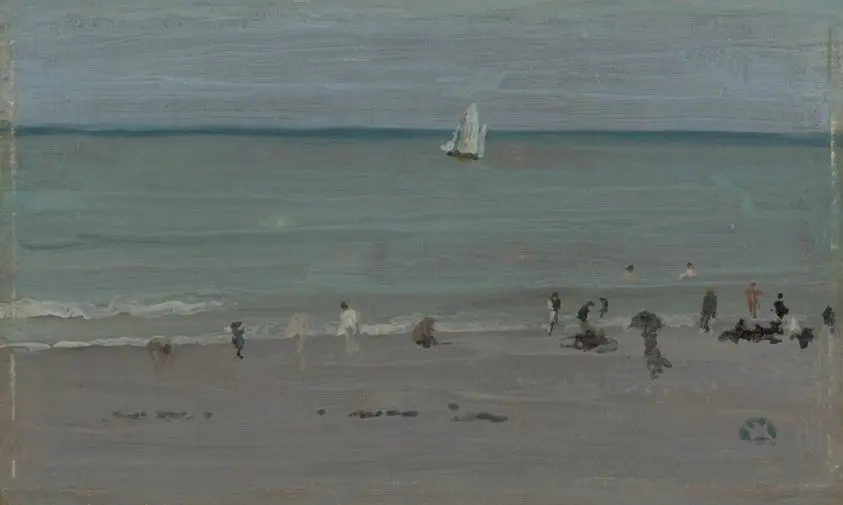 Coast Scene, Bathers by James McNeill Whistler