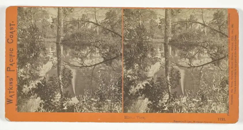 Mirror View, Yosemite Valley, Mariposa County, Cal. by Carleton E. Watkins