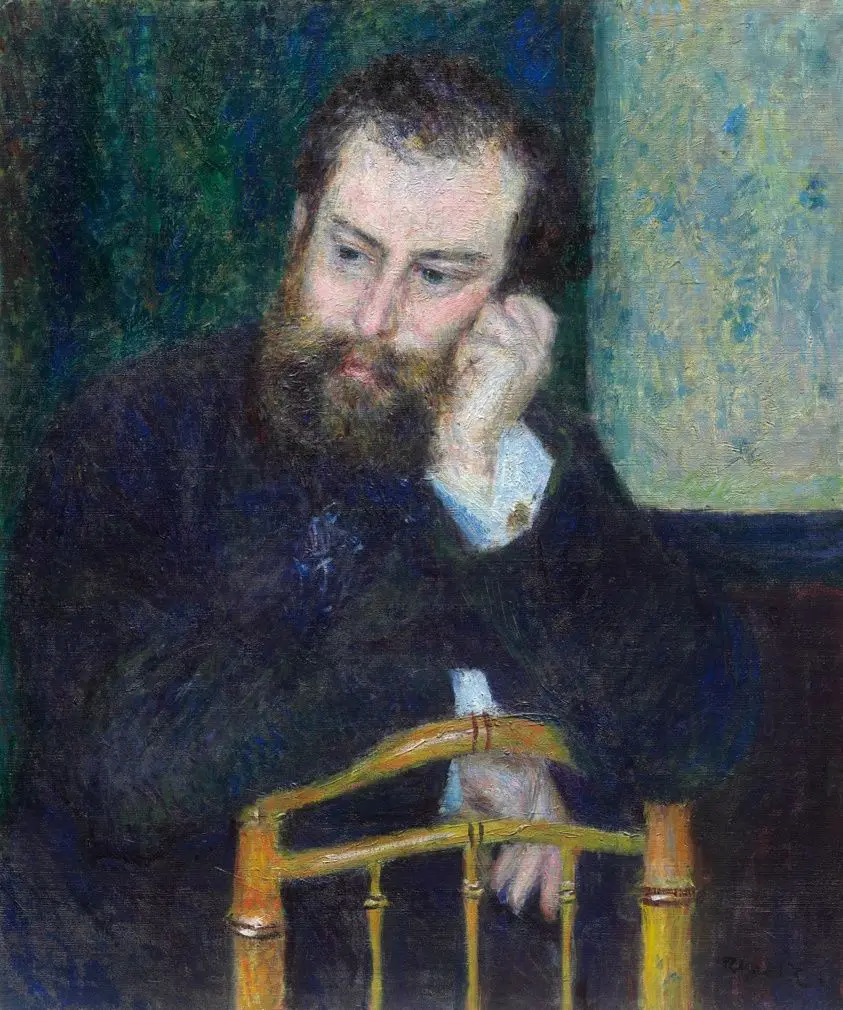 Alfred Sisley by Pierre-Auguste Renoir