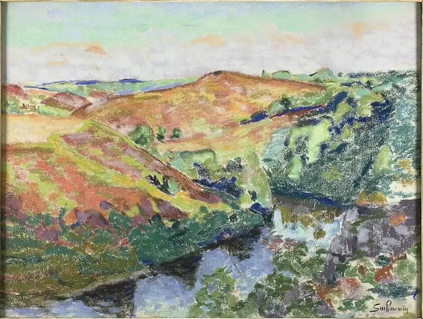 Landscape in Crozant by Armand Guillaumin
