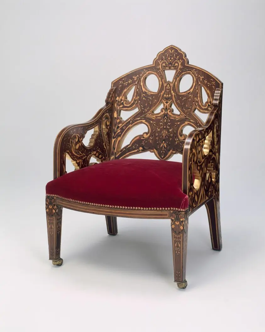 Armchair by Designed by Owen Jones (born England, 1809–1874)