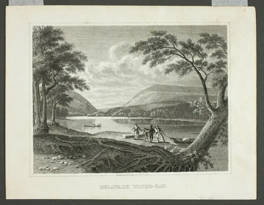 Delaware Water Gap by Asher B. Durand