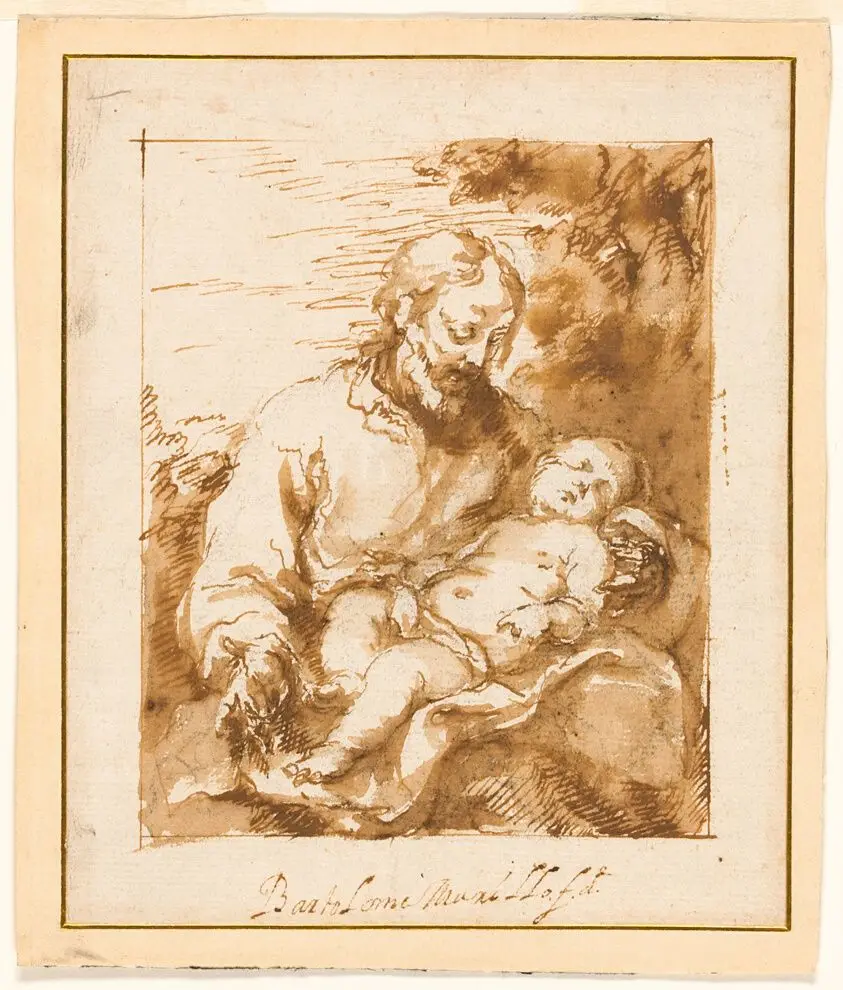 Saint Joseph and the Sleeping Christ Child by Bartolomé Esteban Murillo