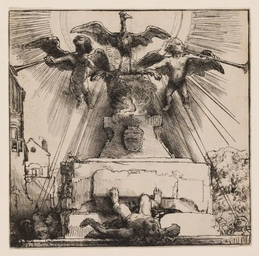 The Phoenix or The Statue Overthrown by Rembrandt van Rijn