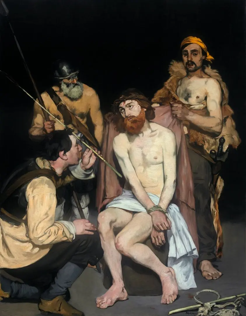 Jesus Mocked by the Soldiers by Édouard Manet