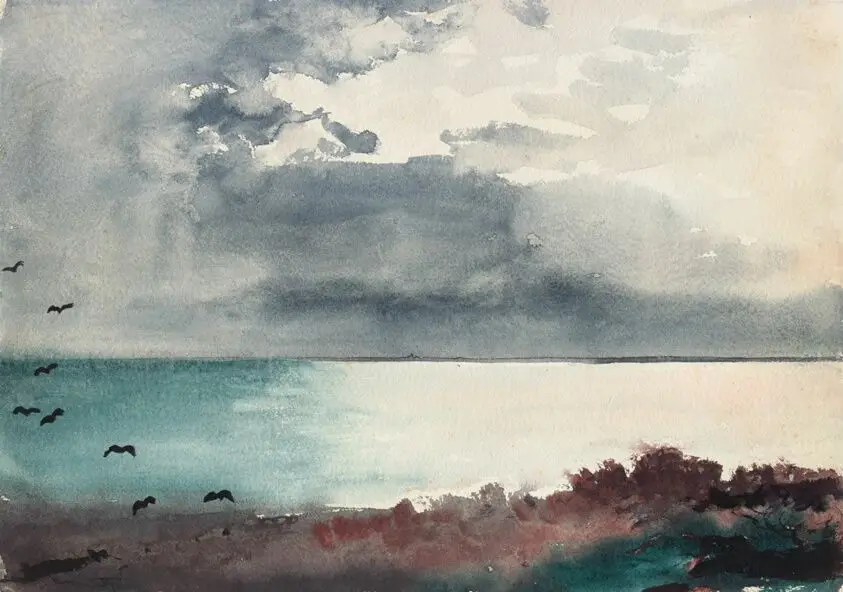 Breaking Storm, Coast of Maine by Winslow Homer
