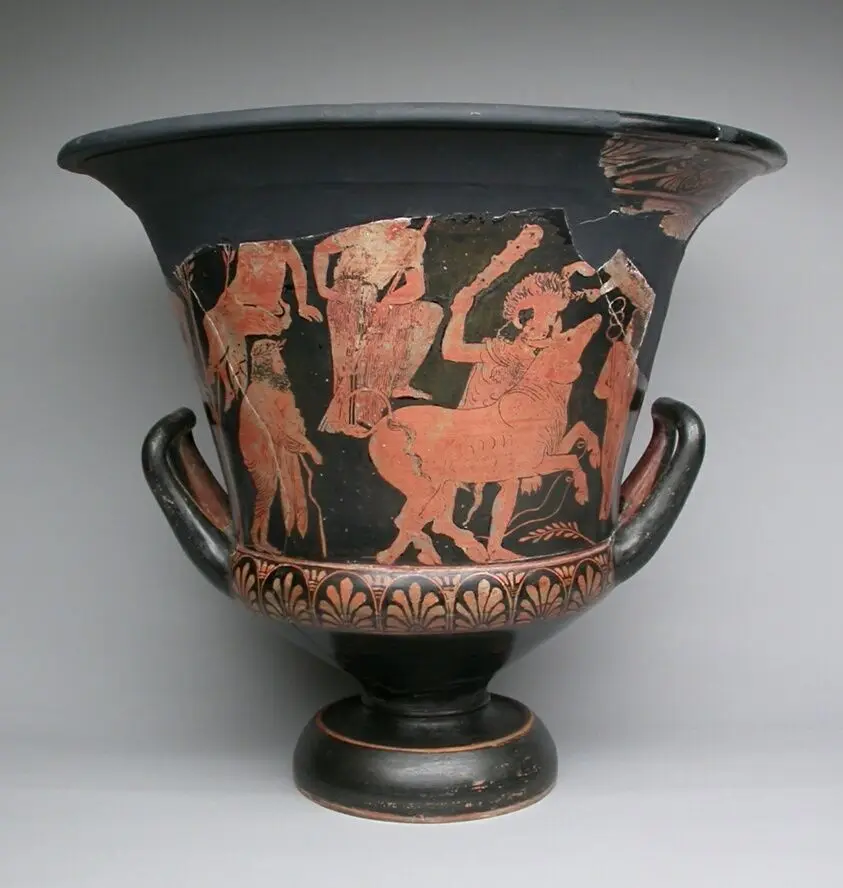 Calyx Krater (Mixing Bowl) by The Perugia Painter, now combined with the Arnò Painter