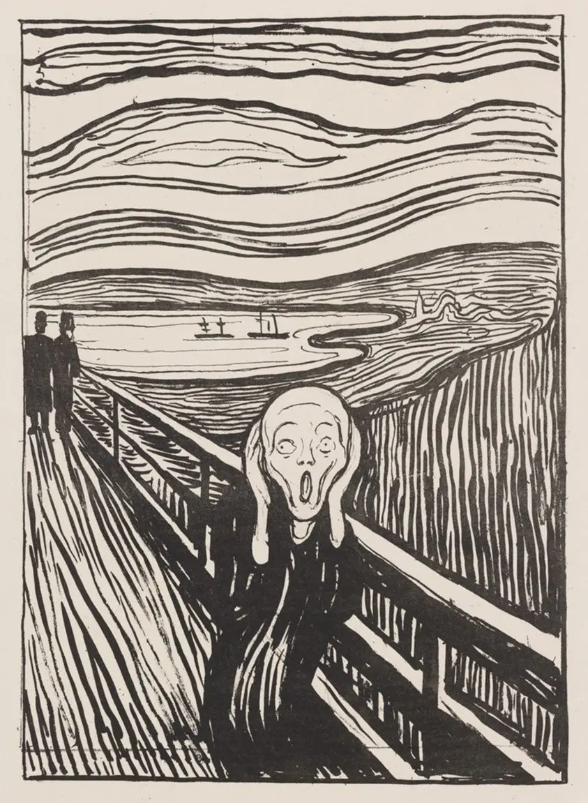 The Scream by Edvard Munch