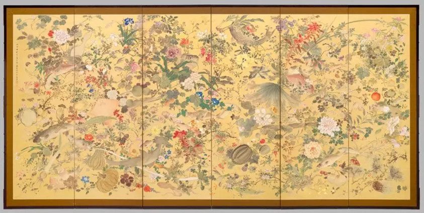 Fish and Plants by Ikeda Keisen