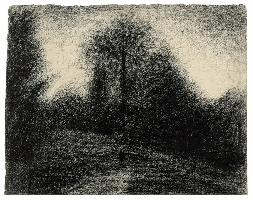 Landscape by Georges Seurat