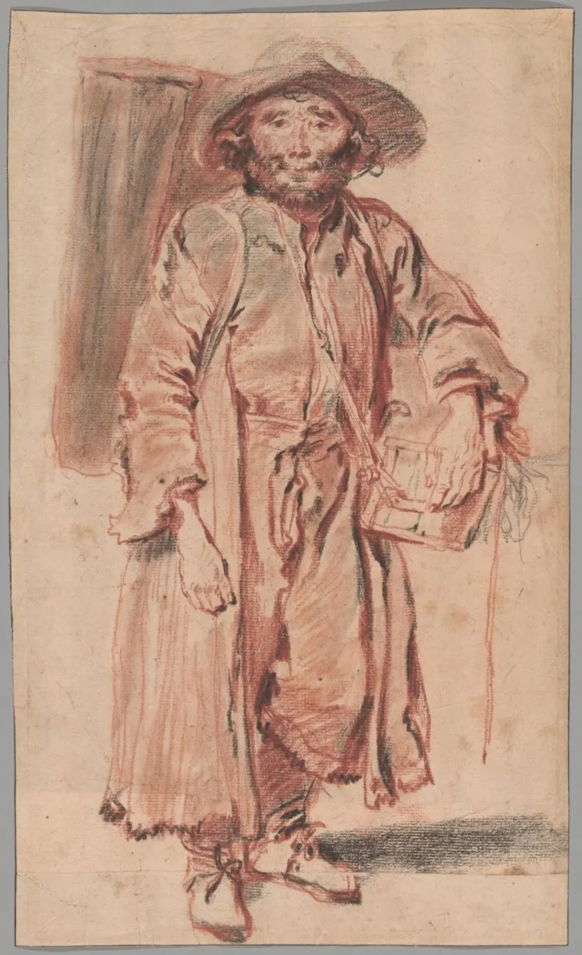 The Old Savoyard by Jean Antoine Watteau