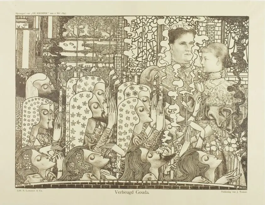 Happy Gouda by Jan Toorop (Dutch, 1858-1928)