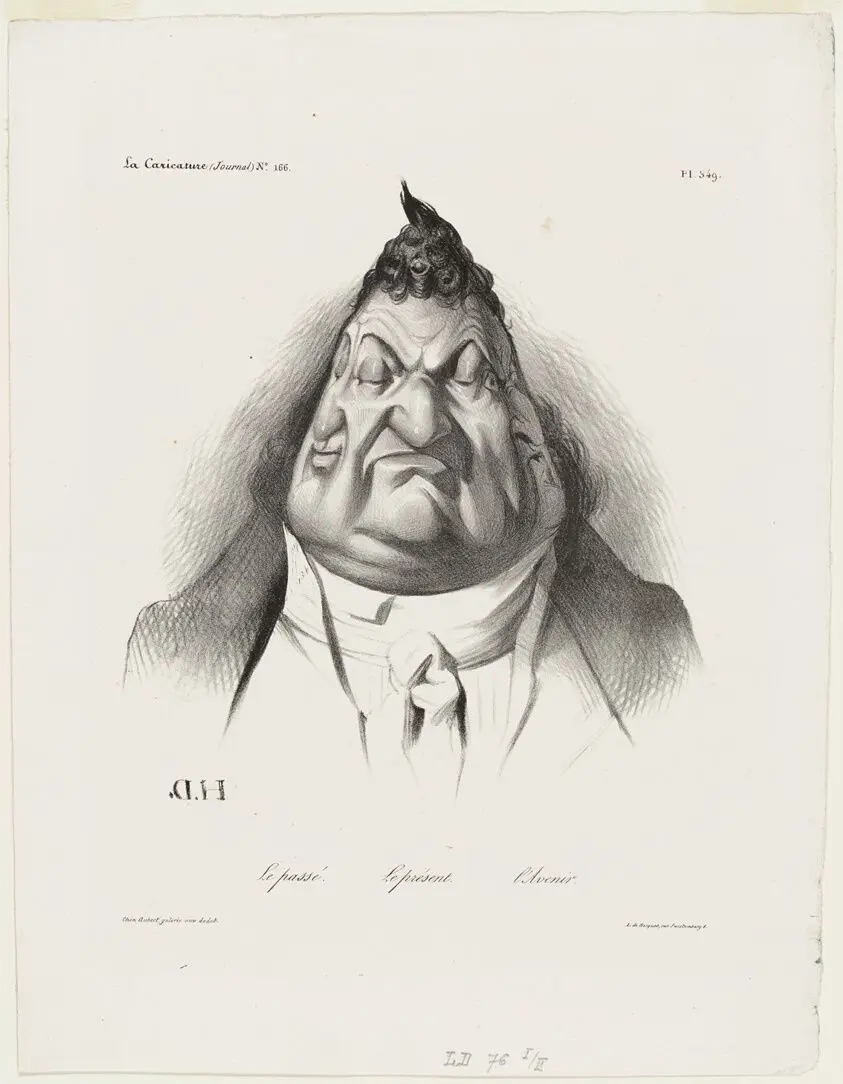 The Past, the Present, the Future, plate 349 by Honoré Victorin Daumier