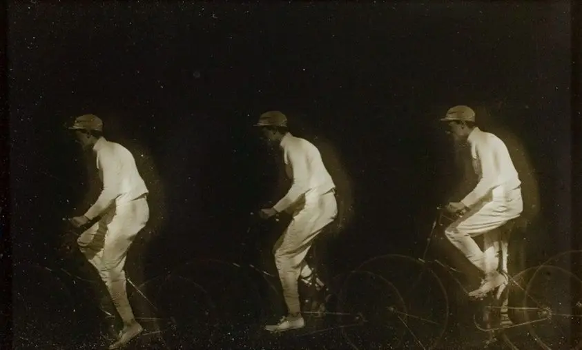 Man Bicycling by Etienne-Jules Marey