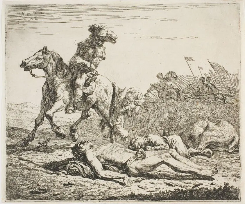 The Battlefield by Karel Dujardin