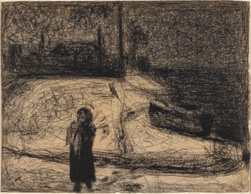 The Zone (Outside the City Walls) by Georges Seurat