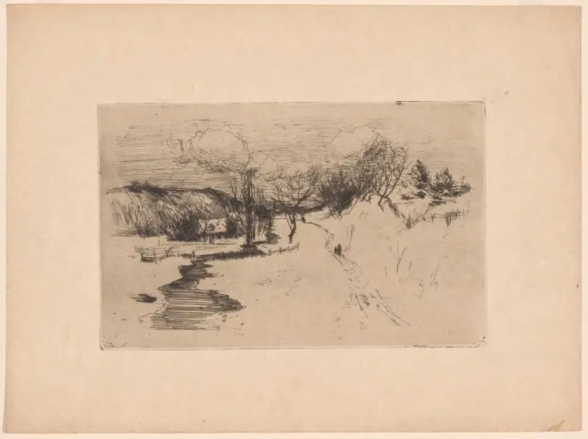 Snow Landscape by John Henry Twachtman