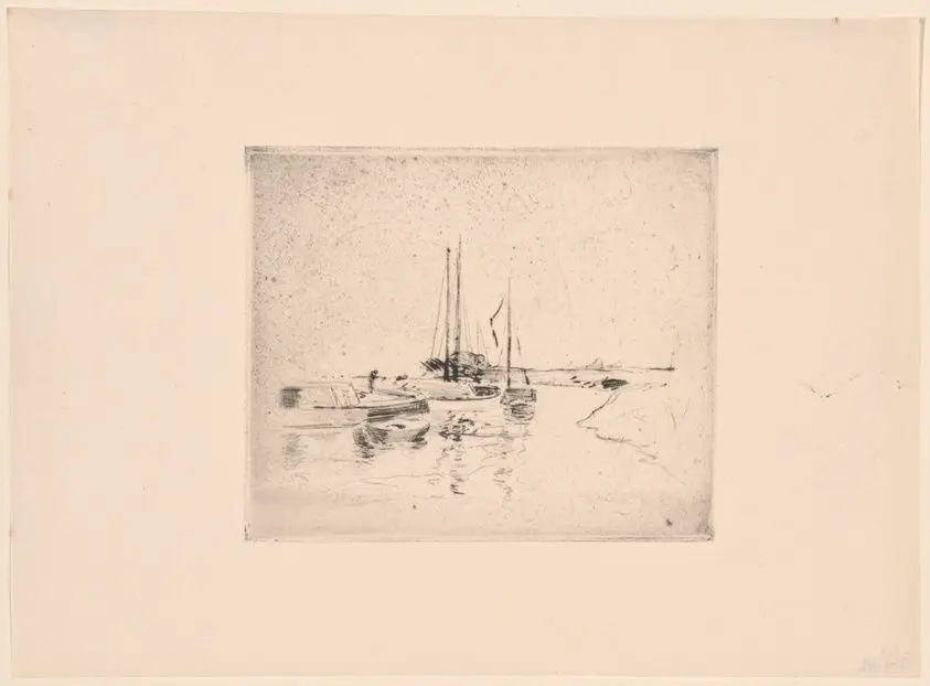 Four Boats by John Henry Twachtman