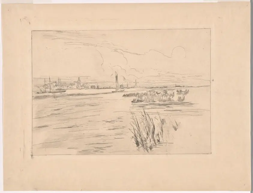 Holland Dykes by John Henry Twachtman