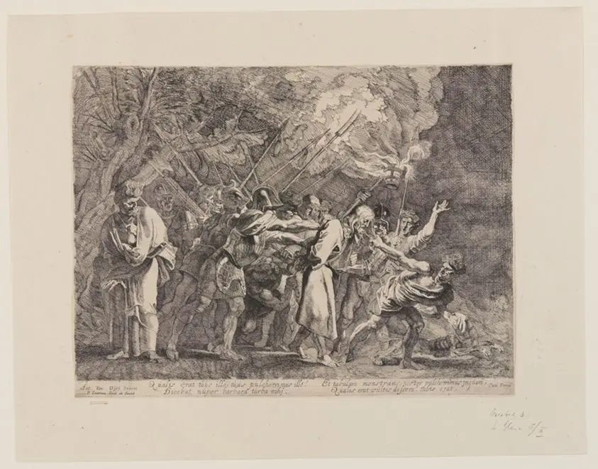 Christ Taken by Pieter Claesz. Soutman (Dutch, c. 1580–1657)